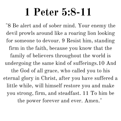 1 Peter 5:8-11